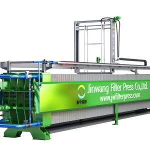 Камерный фильтр-пресс модель 2000 с высокой подвеской балки и циклическим вытягиванием плит
