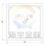 1000mm Камерная фильтровальная пластина (3)