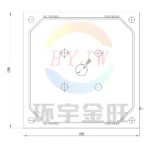 1200mm Мембранная фильтровальная пластина (2)