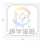 1300mm Камерная фильтровальная пластина (3)