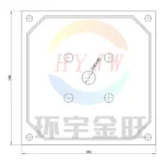 1500mm Камерная фильтровальная пластина (5)