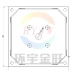 1500mm Мембранная фильтровальная пластина (4)