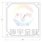 1600mm Камерная фильтровальная пластина (5)