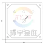 1600mm Камерная фильтровальная пластина (6)
