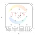 2000mm Мембранная фильтровальная пластина (3)