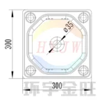 300mm Фильтровальная пластина с инкрустацией (3)