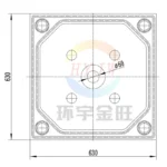 630mm Фильтровальная пластина с инкрустацией (4)