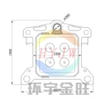 JWFFP1516 Резиновая диафрагменная фильтровальная плита (11)