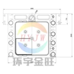 JWFFP2512 Резиновая диафрагменная фильтровальная плита (9)