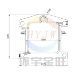 JWVPA1540 Резиновая диафрагменная фильтровальная плита (8)
